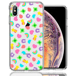 Apple iPhone XS/X Cute Lucky Marshmallow Cereal Nostalgic Double Layer Phone Case Cover