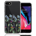 Apple iPhone 6/7/8/SE Country Dried Flowers Design Double Layer Phone Case Cover