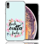 Apple iPhone XR Fresh Outta Fs Design Double Layer Phone Case Cover
