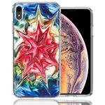 Apple iPhone XR Tie Dye Abstract Design Double Layer Phone Case Cover