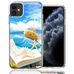 Apple iPhone 12 Beach Reading Design Double Layer Phone Case Cover