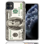 Apple iPhone 11 Benjamin $100 Bill Design Double Layer Phone Case Cover