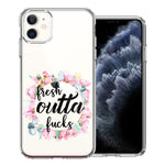 Apple iPhone 11 Fresh Outta Fs Design Double Layer Phone Case Cover