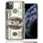 Apple iPhone 11 Pro Benjamin $100 Bill Design Double Layer Phone Case Cover