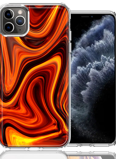 Apple iPhone 12 Pro 6.1" Fire Abstract Design Double Layer Phone Case Cover