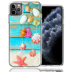 Apple iPhone 11 Pro Max Seashell Wind chimes Design Double Layer Phone Case Cover