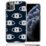 Apple iPhone 11 Pro Starry Evil Eyes Design Double Layer Phone Case Cover