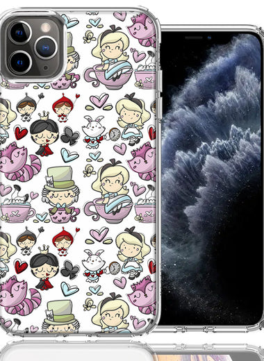 Apple iPhone 12 Pro 6.1" Wonderland Design Double Layer Phone Case Cover