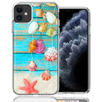 Apple iPhone 12 Mini Seashell Wind chimes Design Double Layer Phone Case Cover