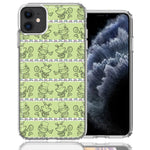 Apple iPhone 11 Wonderland Hatter Rabbit Design Double Layer Phone Case Cover