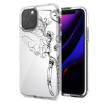 Apple iPhone 12 Abstract Elephant Design Double Layer Phone Case Cover