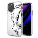 Apple iPhone 12 Mini Abstract Rhino Design Double Layer Phone Case Cover