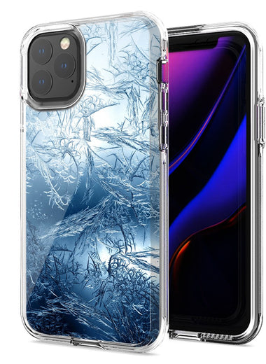 Apple iPhone 12 Pro 6.1" Blue Ice Design Double Layer Phone Case Cover
