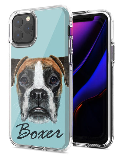 Apple iPhone 12 Boxer Design Double Layer Phone Case Cover