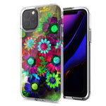 Apple iPhone 12 Mini Colorful Daisies Design Double Layer Phone Case Cover