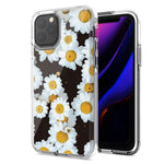 Apple iPhone 12 Pro Max Cute Daisy Flower Design Double Layer Phone Case Cover