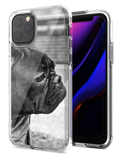 Apple iPhone 12 Pro 6.1" French Bulldog Design Double Layer Phone Case Cover