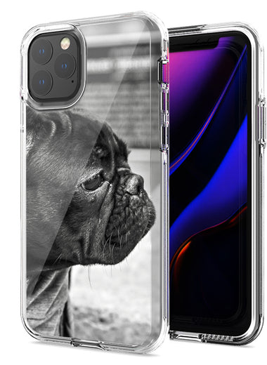 Apple iPhone 12 Pro 6.1" French Bulldog Design Double Layer Phone Case Cover