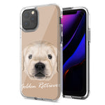 Apple iPhone 12 Golden Retriever Design Double Layer Phone Case Cover