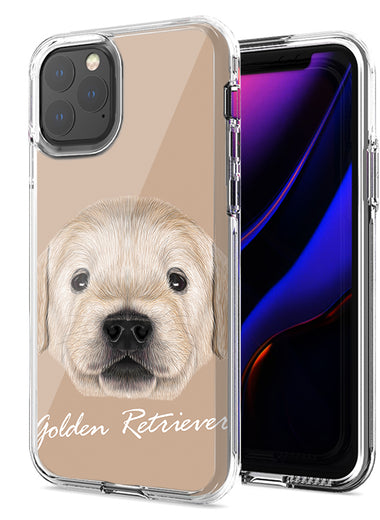 Apple iPhone 12 Pro 6.1" Golden Retriever Design Double Layer Phone Case Cover