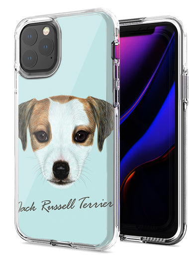 Apple iPhone 12 Pro 6.1" Jack Russell Design Double Layer Phone Case Cover