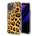 Apple iPhone 12 Classic Leopard Design Double Layer Phone Case Cover