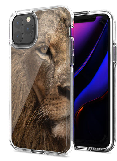 Apple iPhone 12 Pro Max Lion Face Nosed Design Double Layer Phone Case Cover