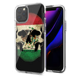 Apple iPhone 12 Mexico Flag Skull Design Double Layer Phone Case Cover