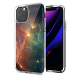 Apple iPhone 12 Nebula Design Double Layer Phone Case Cover