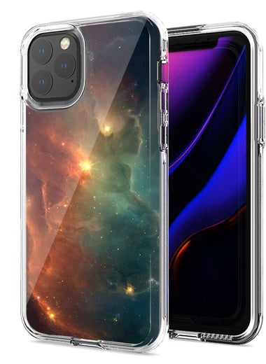 Apple iPhone 12 Mini Nebula Design Double Layer Phone Case Cover
