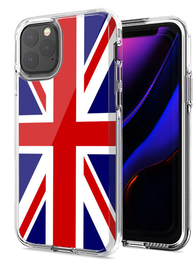 Apple iPhone 12 UK England British Flag Design Double Layer Phone Case Cover
