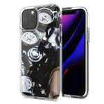 Apple iPhone 12 Pro 6.1" Vintage Motorcycle Design Double Layer Phone Case Cover
