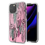 Apple iPhone 12 Wild Feathers Design Double Layer Phone Case Cover