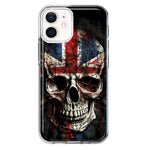 Apple iPhone 11 British UK Flag Skull Hybrid Protective Phone Case Cover