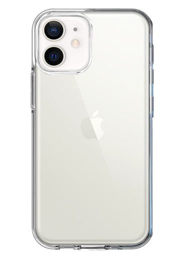 Apple iPhone 12 Mini Clear Shockproof Heavy Duty Double Layer Dual Hybrid Protective Phone Case Cover