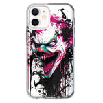 Apple iPhone 11 Evil Joker Face Painting Graffiti Hybrid Protective Phone Case Cover