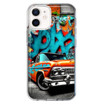 Apple iPhone 12 Mini Lowrider Painting Graffiti Art Hybrid Protective Phone Case Cover