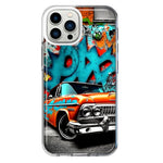 Apple iPhone 11 Pro Max Lowrider Painting Graffiti Art Hybrid Protective Phone Case Cover