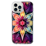 Apple iPhone 11 Pro Mandala Geometry Abstract Star Pattern Hybrid Protective Phone Case Cover
