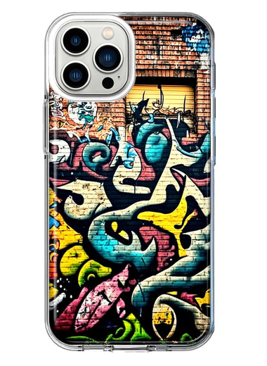Apple iPhone 11 Pro Max Urban Graffiti Wall Art Painting Hybrid Protective Phone Case Cover