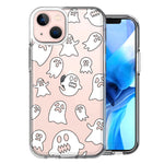 Apple iPhone 15 Halloween Spooky Ghost Design Double Layer Phone Case Cover