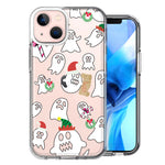 Apple iPhone 14 Halloween Christmas Ghost Design Double Layer Phone Case Cover