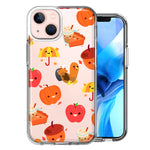 Apple iPhone 13 Mini Thanksgiving Autumn Fall Design Double Layer Phone Case Cover