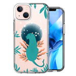 Apple iPhone 13 Mini Moon Jaguar Design Double Layer Phone Case Cover