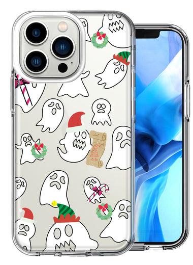 Apple iPhone 13 Pro Halloween Christmas Ghost Design Double Layer Phone Case Cover