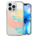 Apple iPhone 13 Pro Tropical Sun Moon Design Double Layer Phone Case Cover