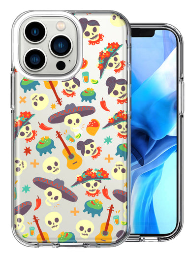 Apple iPhone 13 Pro Day Of The Dead Design Double Layer Phone Case Cover