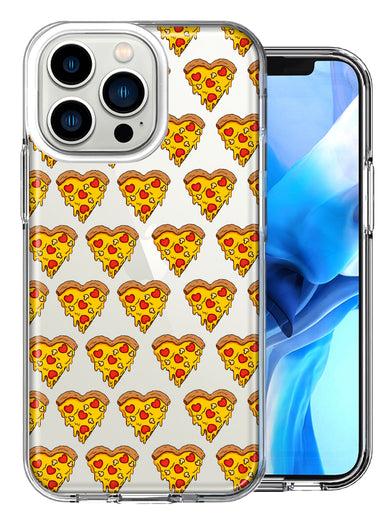 Apple iPhone 13 Pro Pizza Polkadots Design Double Layer Phone Case Cover