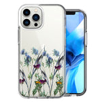 Apple iPhone 13 Pro Max Country Dried Flowers Design Double Layer Phone Case Cover