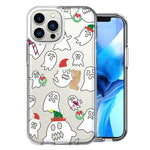 Apple iPhone 15 Pro Max Halloween Christmas Ghost Design Double Layer Phone Case Cover